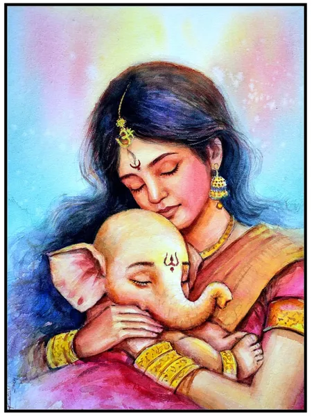 Divine Embrace: Mother and Child in Devotion