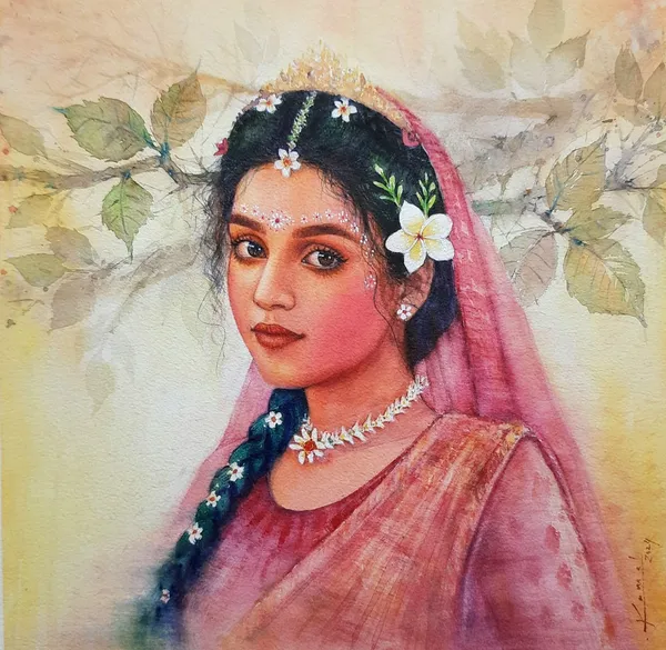 Bride in Pink: A Portrait of Grace