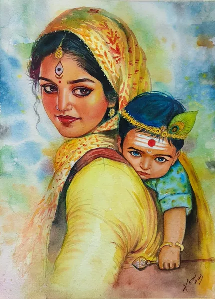 Mother's Grace: A Portrait of Love and Tradition