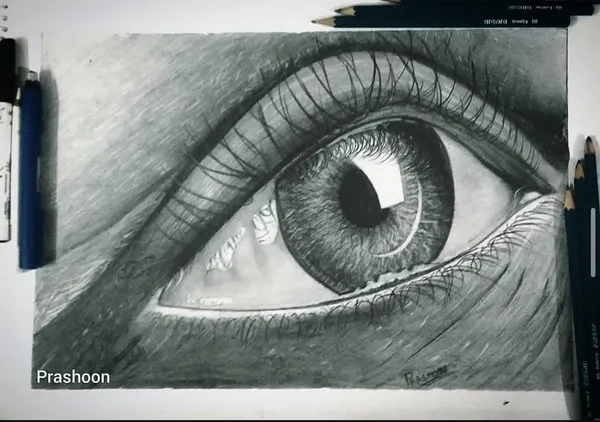 Mesmerizing Gaze: Intricately Detailed Eye Study