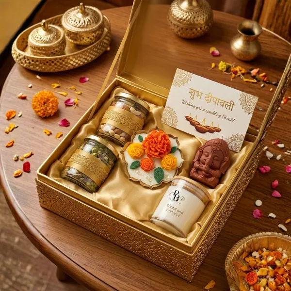 Golden Diwali Blessings Artisan Hamper
