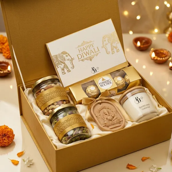 Golden Diwali Celebration Luxury Hamper
