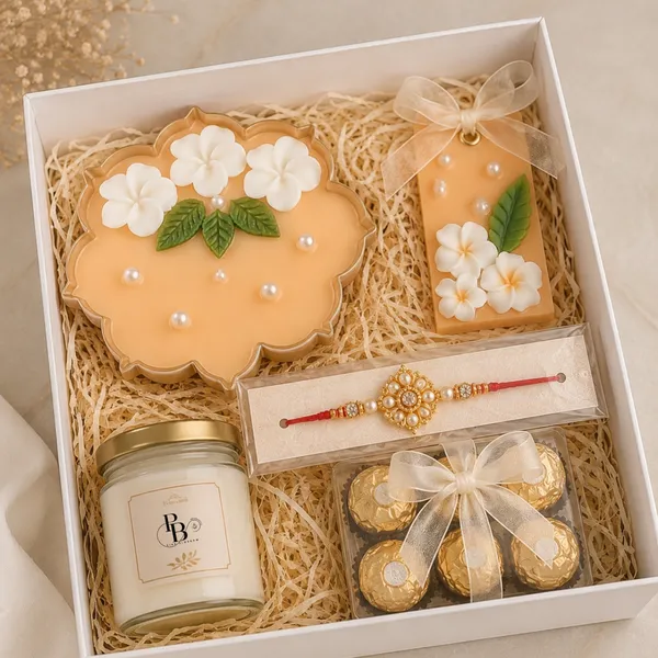 Peachy Blooms Celebration Hamper