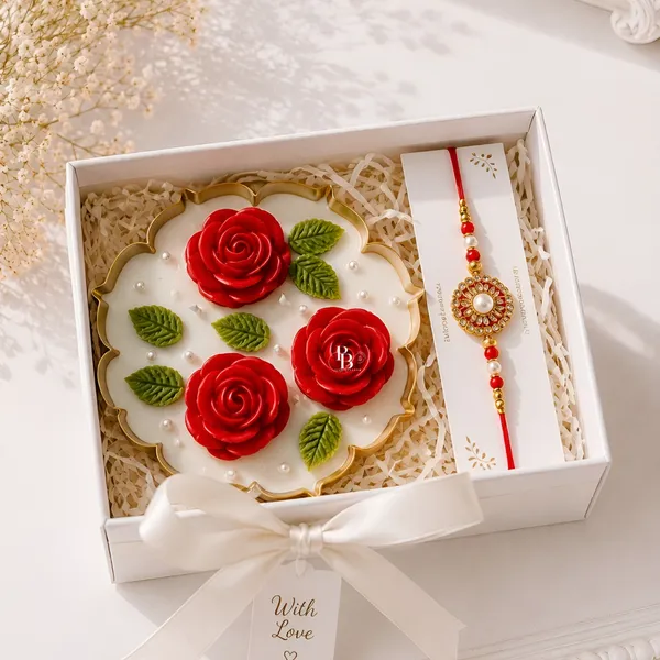 Crimson Roses & Pearls Blessing Box