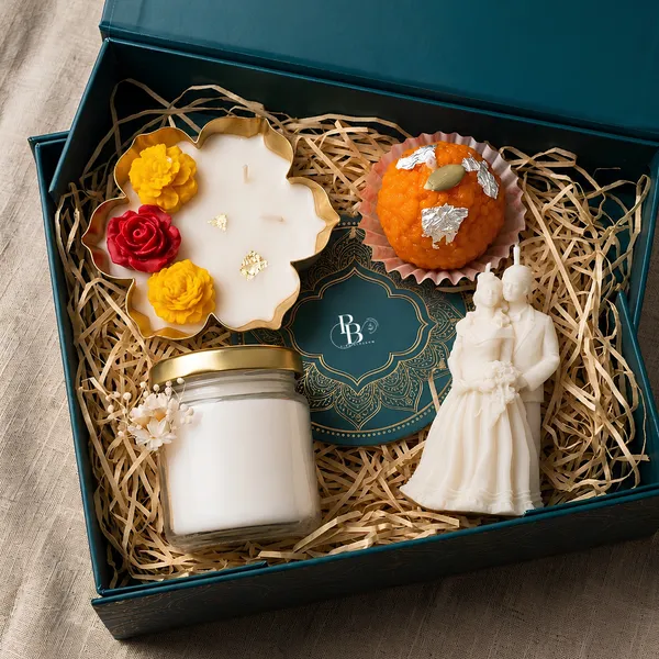 Blooming Elegance Luxury Candle & Decor Gift Set
