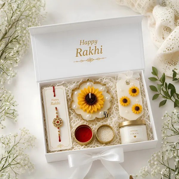 Sunflower Rakhi Celebration Gift Hamper