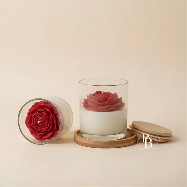Crimson Rose Elegance Scented Candle