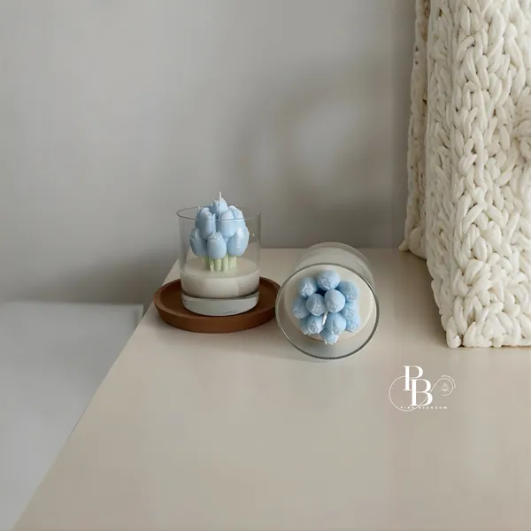 Botanical Tulip Wax Candle Collection
