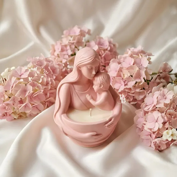 Maternal Embrace Sculptural Candle