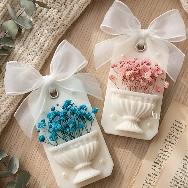 Pressed Flower Wall Pocket Ornaments