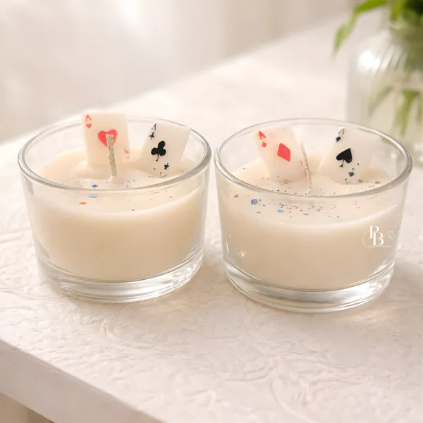 Playing Cards in Candlelight – Whimsical Wax Art