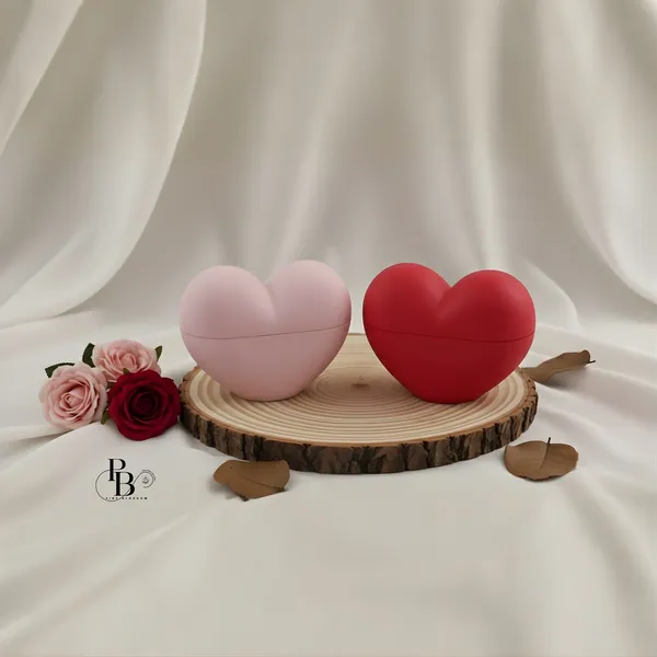 Dual Hearts Candle Set: Love's Gentle Glow