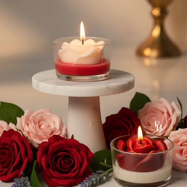 Rose Garden Luminescence Candle Arrangement