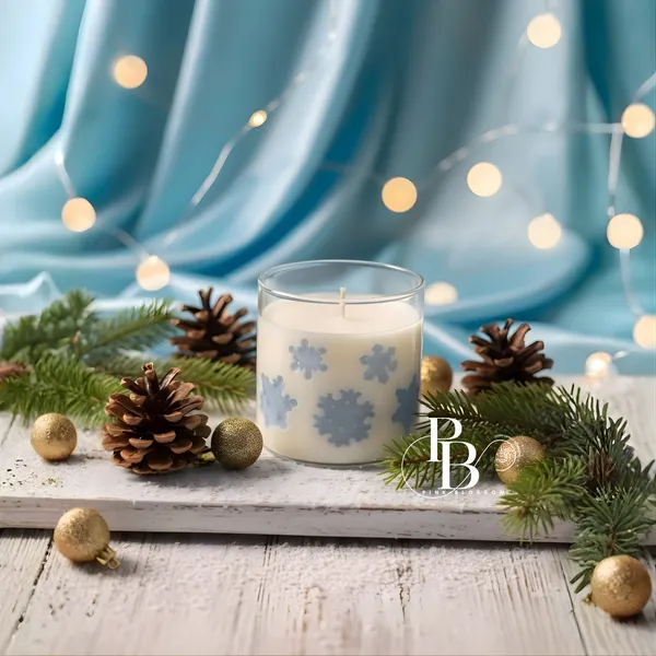 Winter Snowflake Luminescence Candle Set