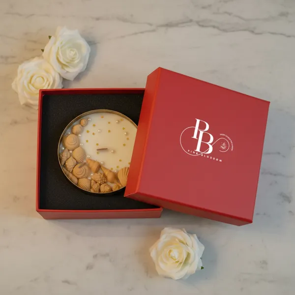 Golden Seashell Constellation Scent Clock