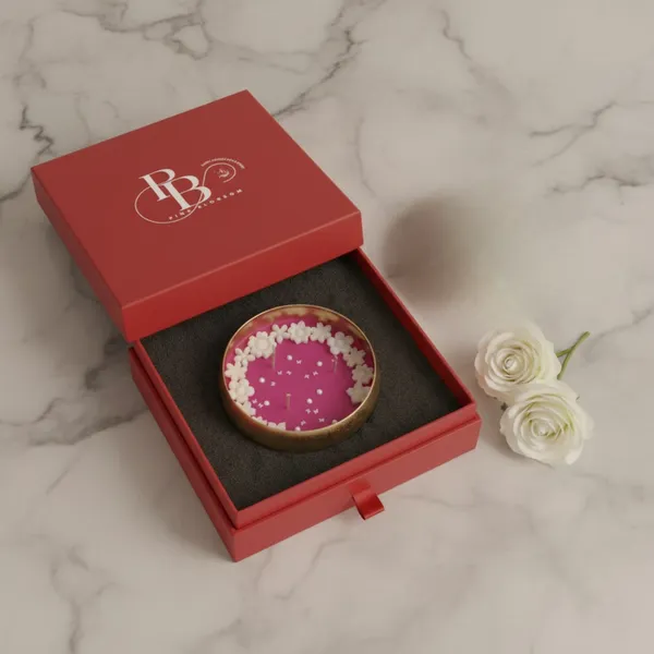 Magenta Bloom Artisan Wax Tart Circle
