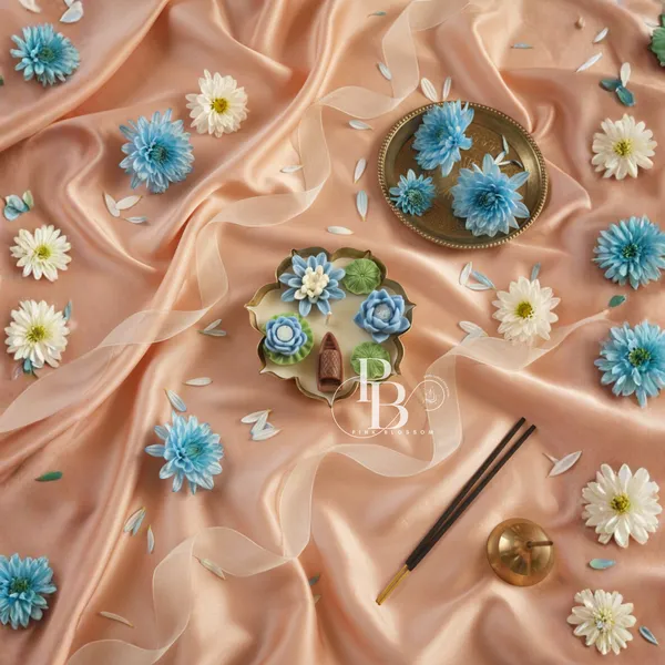 Blooming Elegance: Silk & Flower Decorative Art