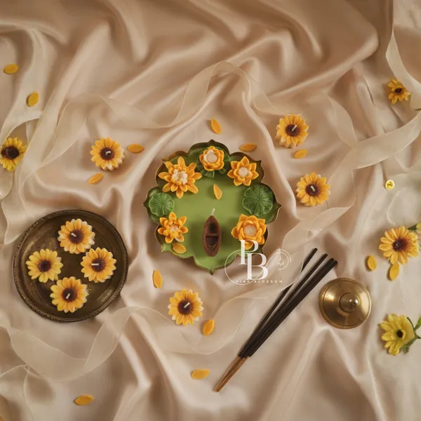 Lotus Pond Sanctuary: Wax Art Sculptural Installation