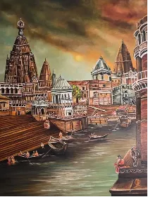 Varanasi Ghats at Golden Hour
