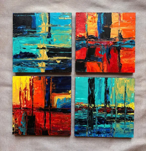 Urban Geometry: Coasters - Set of 6
