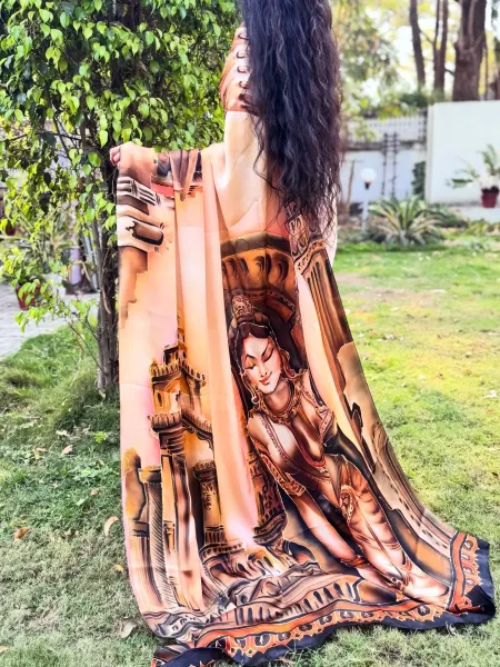 Maharaja's Palace: Royal Elegance in Silk Saree