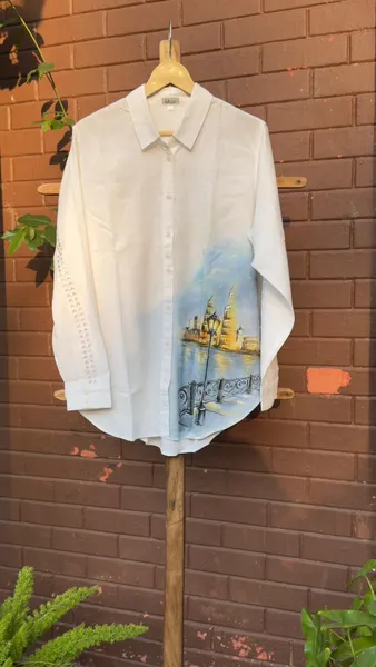 Thames Reflections: Big Ben Wearable Art Shirt