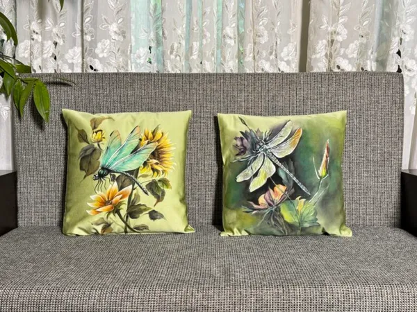 Dragonfly Garden Dreams Cushion Cover Set