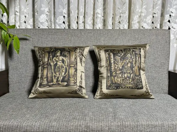 Classical Elegance: Neoclassical Figure Cushion Covers