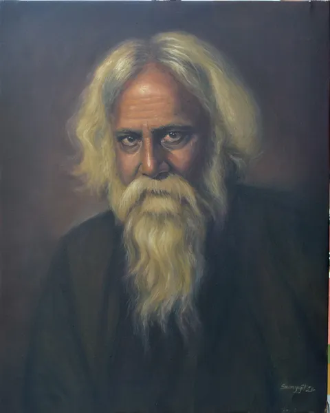 Ethereal Sage: Portrait of Wisdom and Solitude