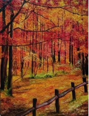 Autumn Forest Path: A Journey Through Golden Woods