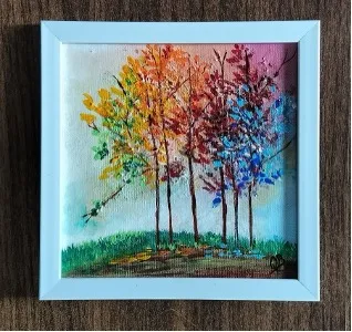 Rainbow Trees in Bloom
