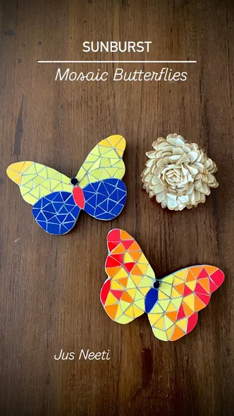 Sunburst Mosaic Butterflies