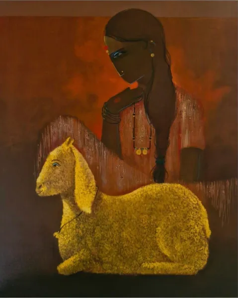 Golden Goat: A Portrait of Reverence