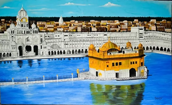 Golden Temple by the Sacred Waters