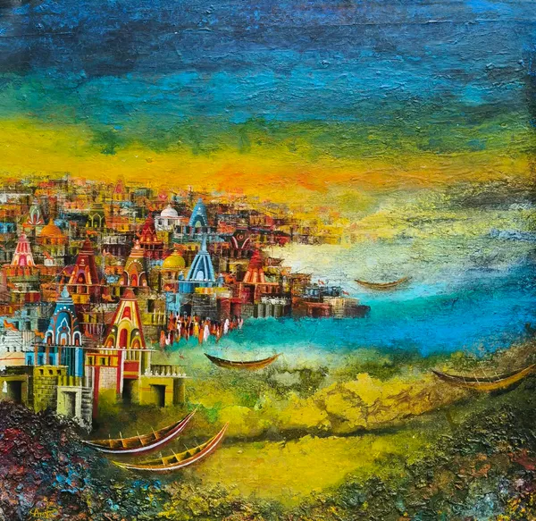 Coastal Harbor Dreams: Vibrant Seaside Citadel