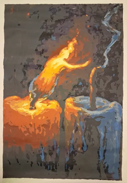 Flame Dance Between Worlds