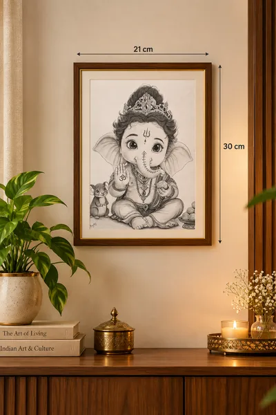 Divine Child: Ganesha's Gentle Grace