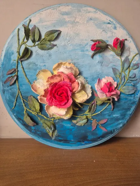 Garden Dreams – Mixed Media Floral Sculpture