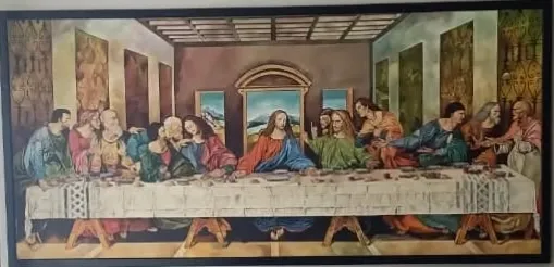 Divine Feast – Oil Painting on Canvas