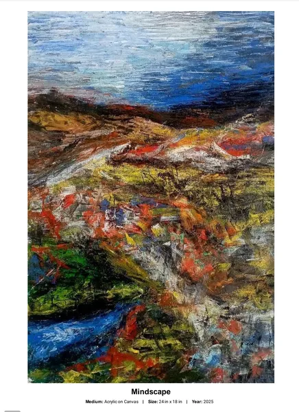 Mindscape – Abstract Acrylic Landscape