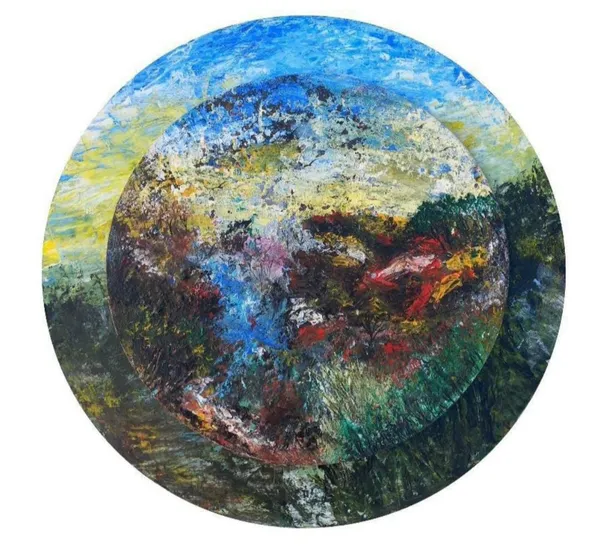 Riverside – Abstract Acrylic Painting on Canvas