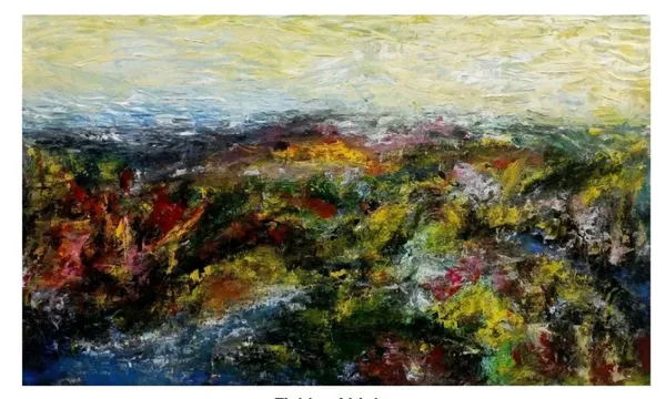 Fields of Lights – Abstract Acrylic Painting on Canvas