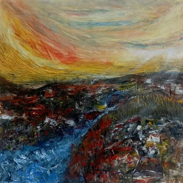 Sunset – Abstract Acrylic
