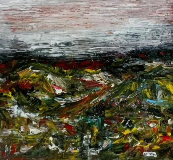 Valley – Abstract Acrylic Painting